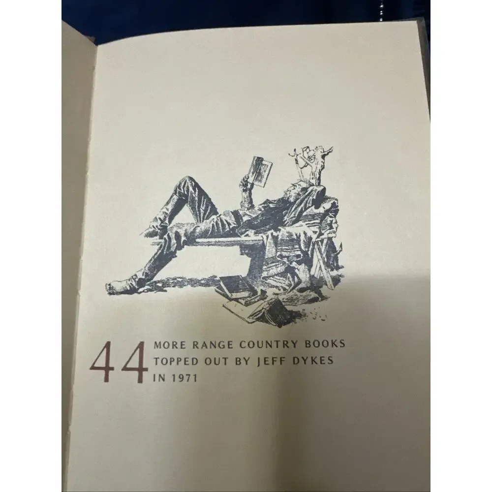 44 & 44 : Range Country Books by J. Frank Dobie & Jeff Dykes (Signed) 1972 / HMS